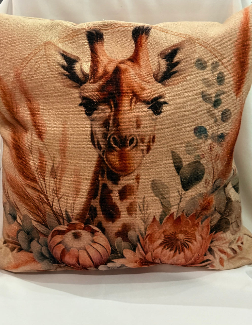 Double sided Animal/Protea Cushion