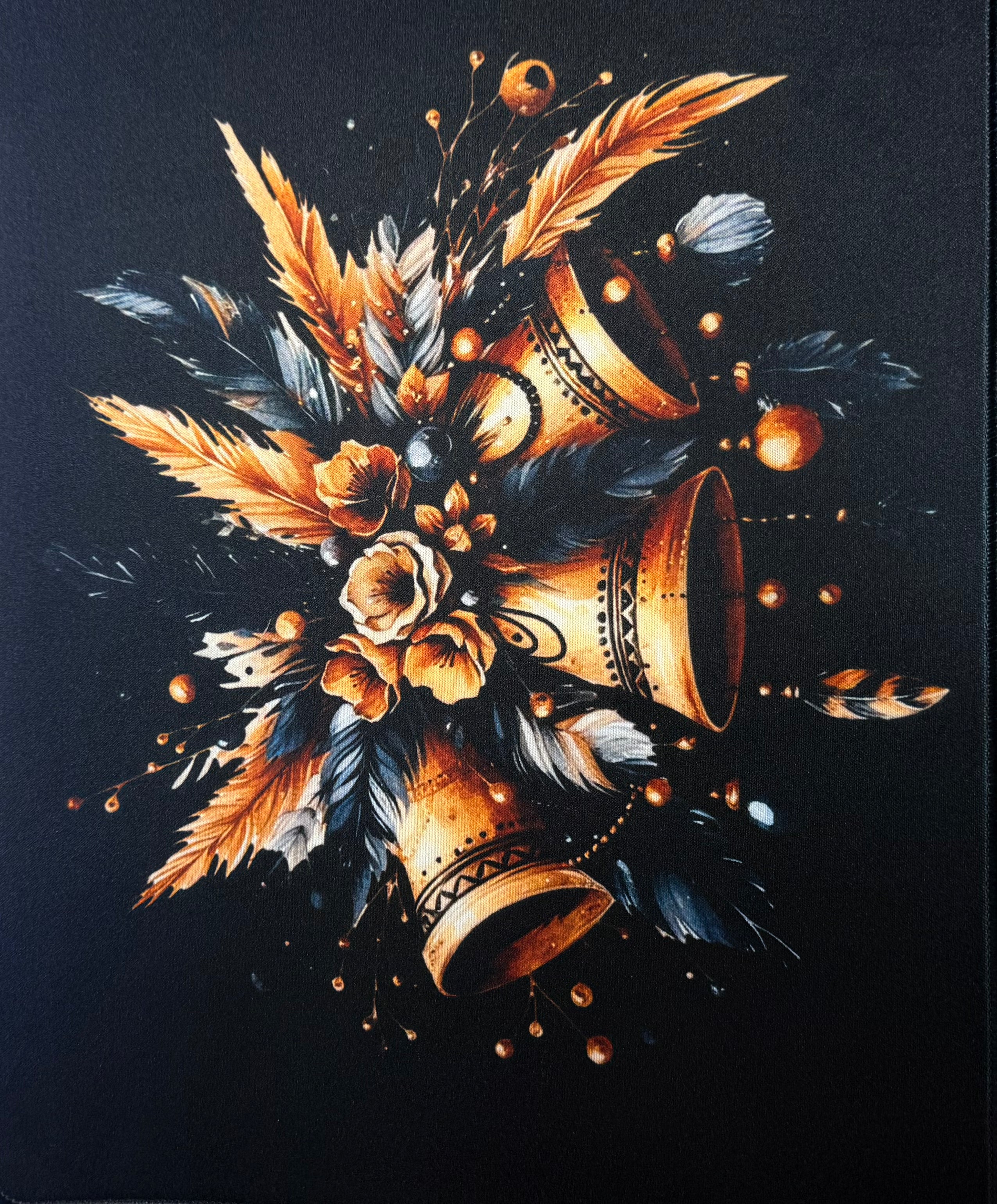 Dark Christmas theme placemats