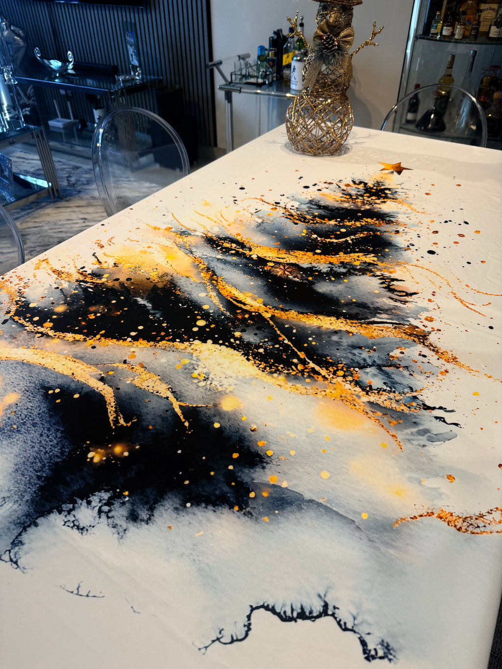 Xmas tree tablecloth