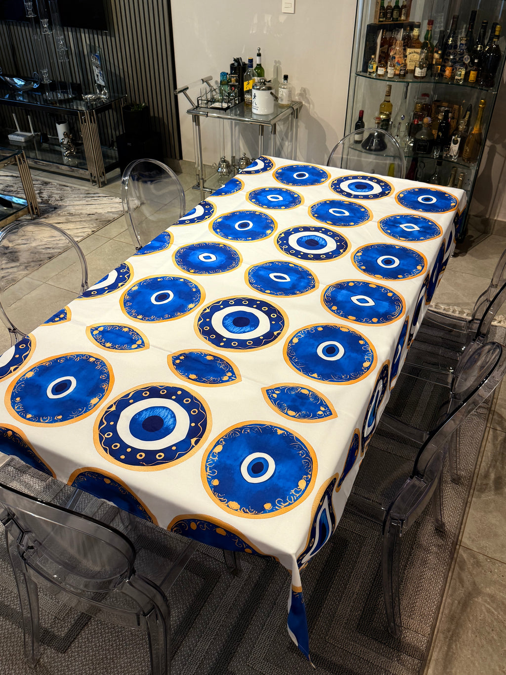 Evil eye Tablecloth